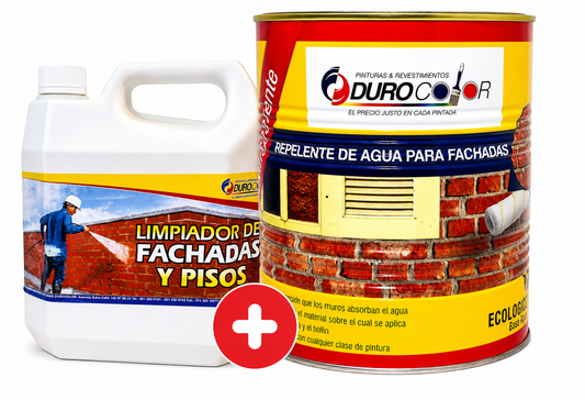Kit Protección de Fachadas Durocolor | Limpiador + Repelente de Agua
